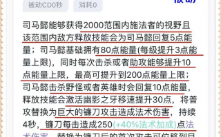 王者荣耀司马懿怎么玩，技能机制解析，出装攻略打法教程